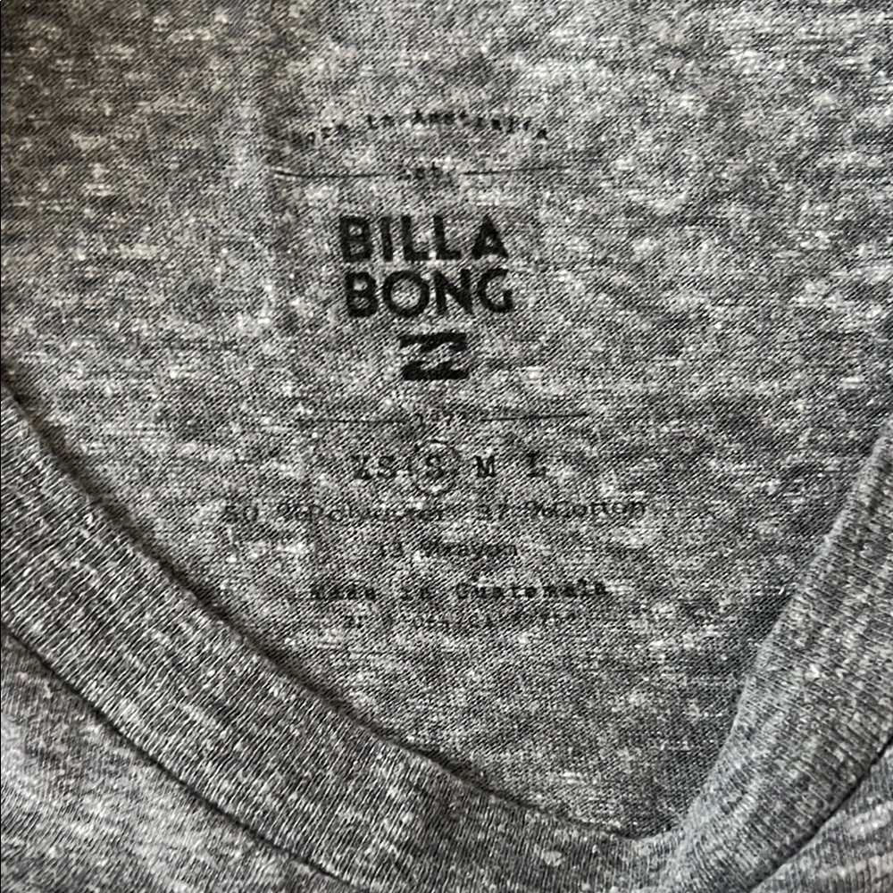 Billabong Gray California Love Muscle Tee - Picture 3 of 5